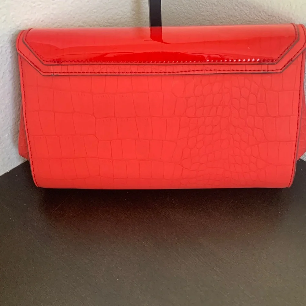 RACHEL Rachel Roy Glossy Red Clutch